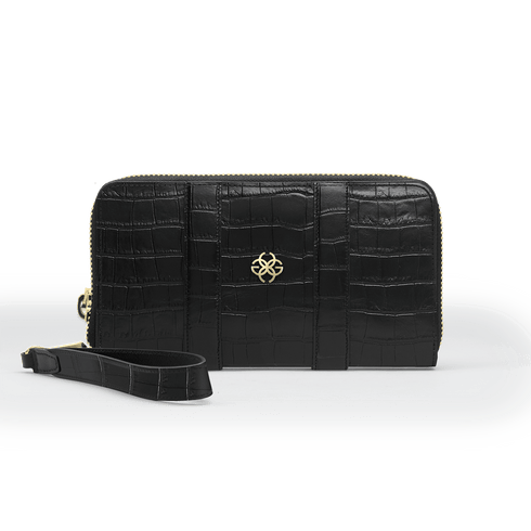 Zippy Wallet / Croco Embossed