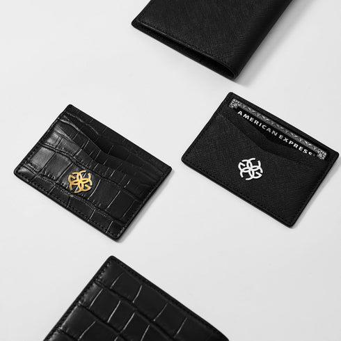 Card Holder / Croco Embossed