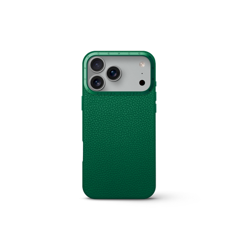 iPhone Case 17 - Full-Grain Leather - Evergreen