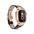 Apple Watch Case / ROYAL45 -  Rose Gold Brown Leather