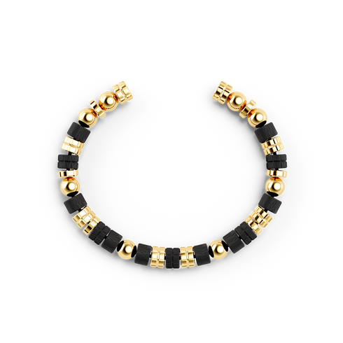 Bangle - Gold Carbon